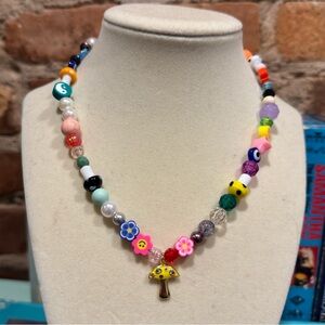 YELLOW MUSHROOM EYE CANDY CHAIN